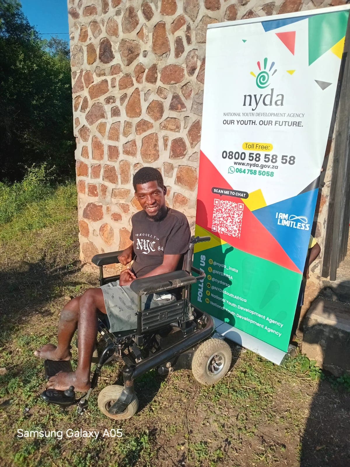 NYDA grant helps disabled young man launch poultry business
