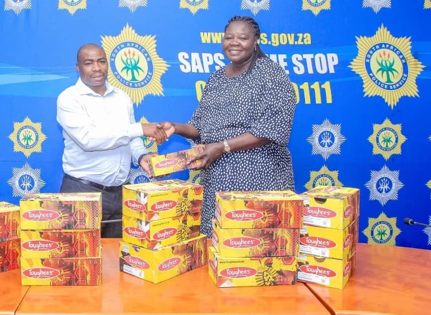 Donation for schools Police and Old Mutual say the donation is part of efforts to support flood-affected communities in Vhembe.